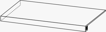 Ступень Авангард Пэппер 33x160 угловая левая (620070002801)